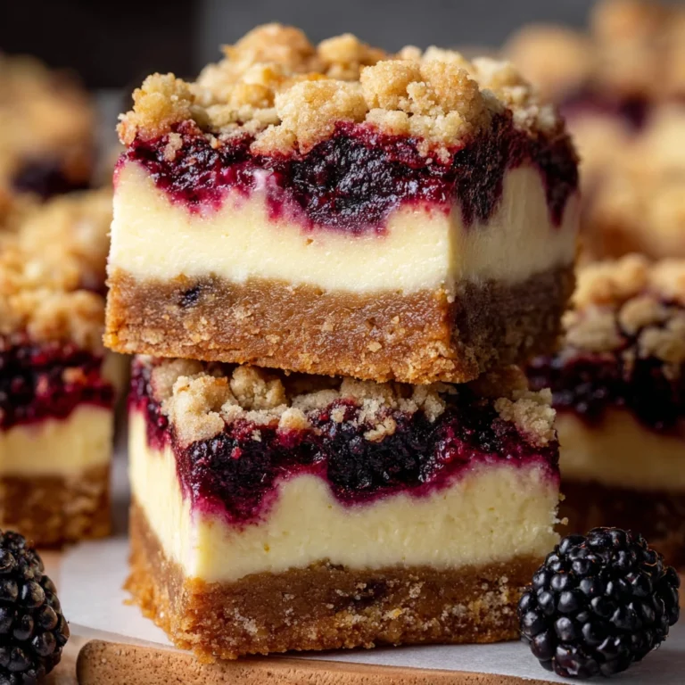 Blackberry Cheesecake Bars