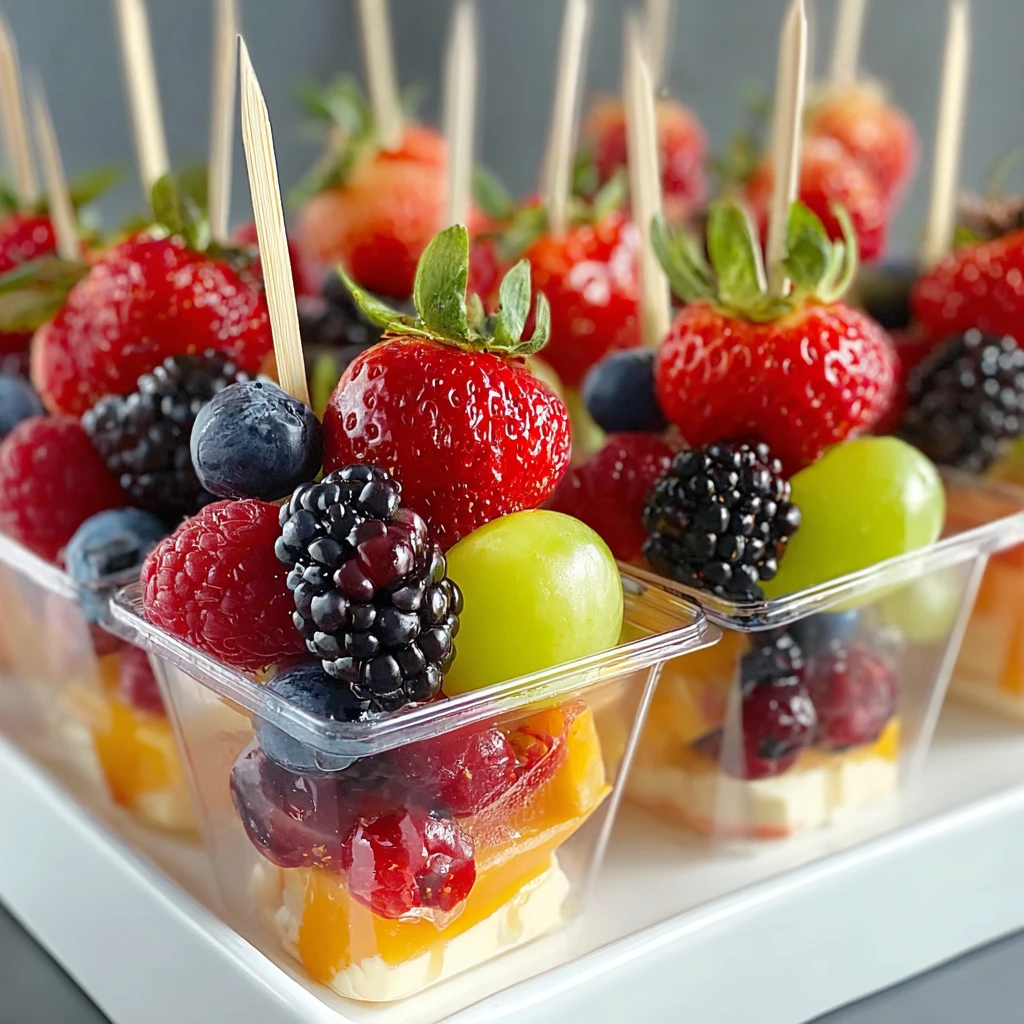 Cheese Fruit Cups