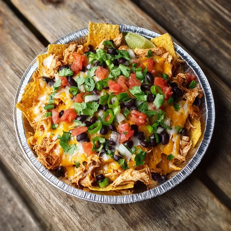 Chicken Black Bean Nachos