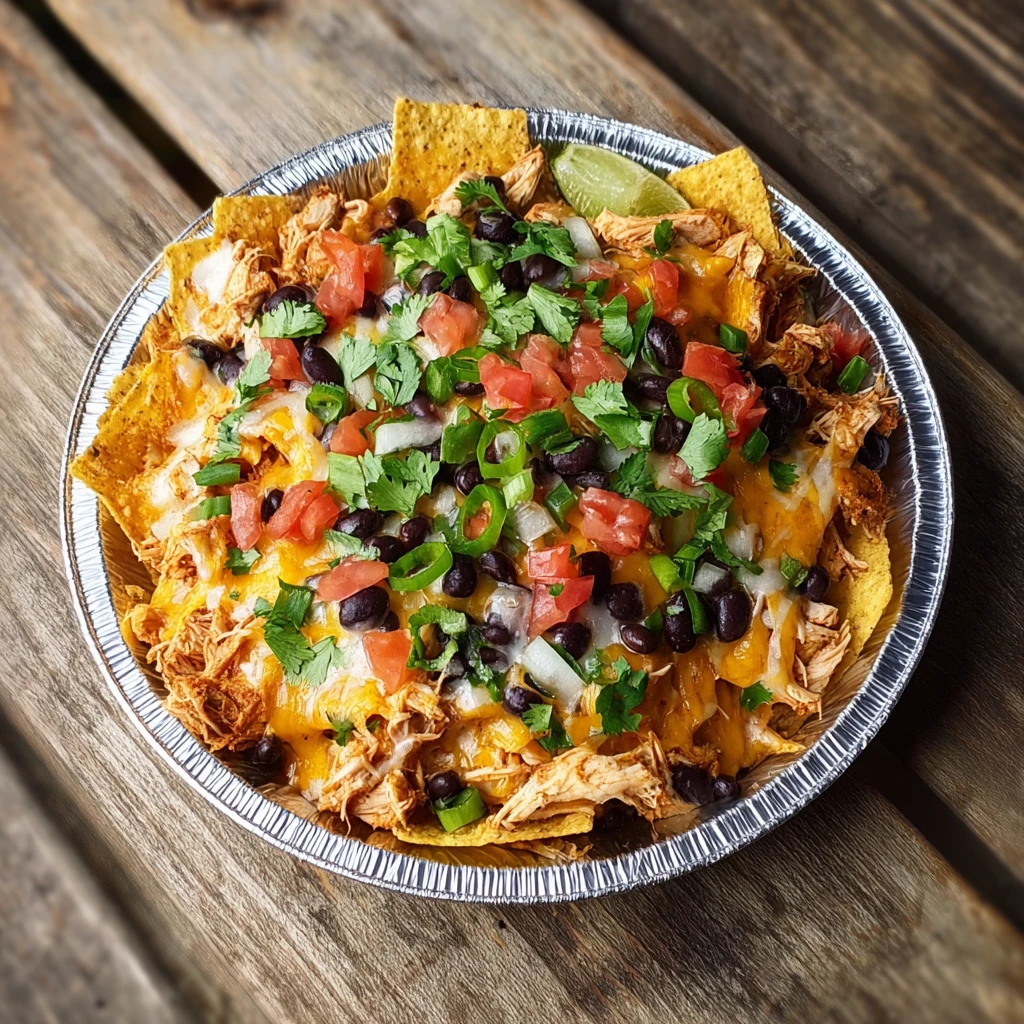Chicken Black Bean Nachos