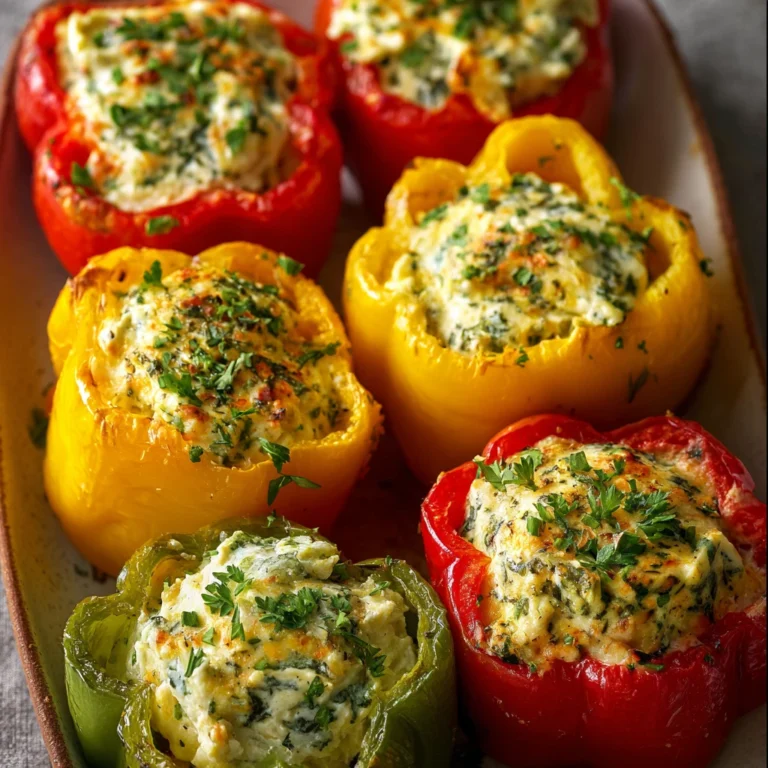 Cottage Cheese Stuffed Peppers