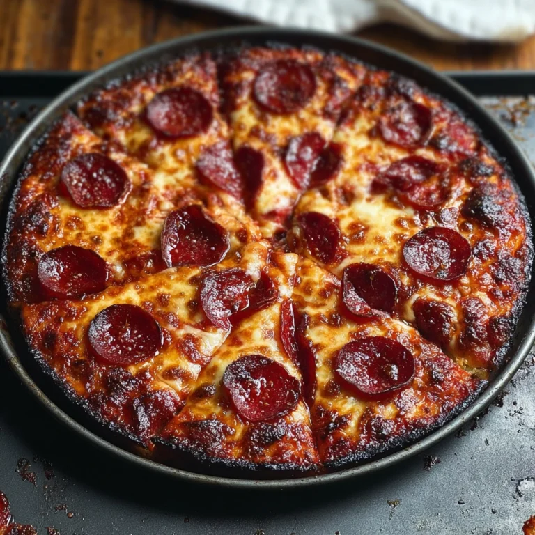 Detroit Style Pepperoni Pizza