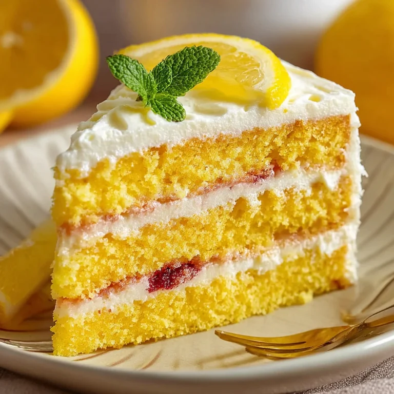 Honey Lemon Cake Sweet Citrus Delight Savor