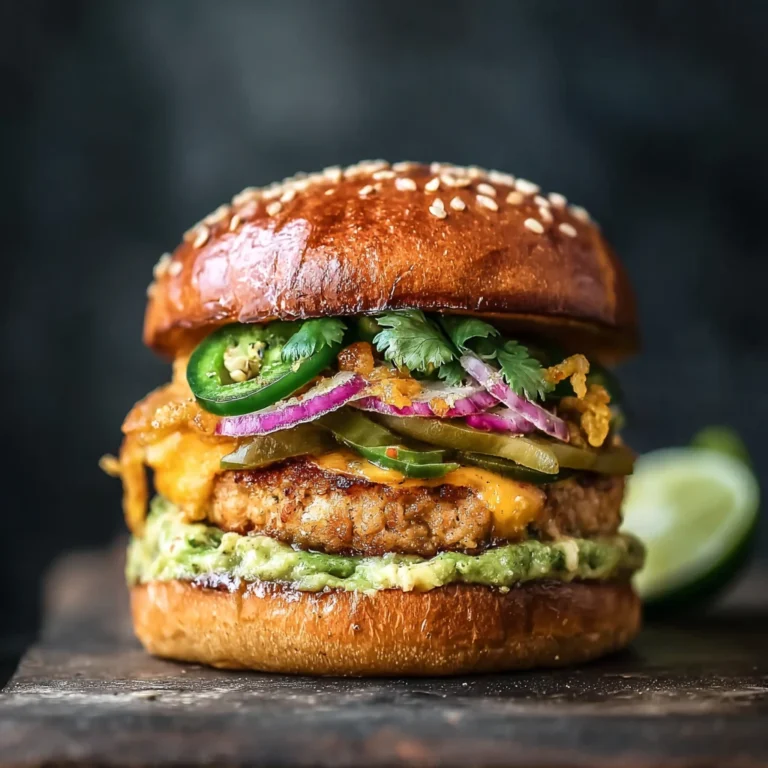 Jalapeo Cheddar Turkey Burgers