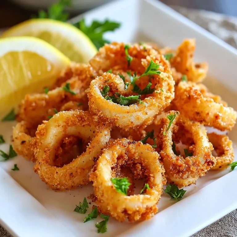 Spanish Paprika Fried Calamari